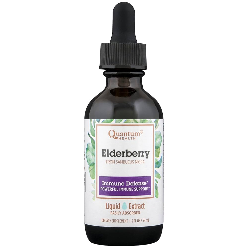 Amazon.com: Quantum Health Elderberry Extract, 2 FZ : Health